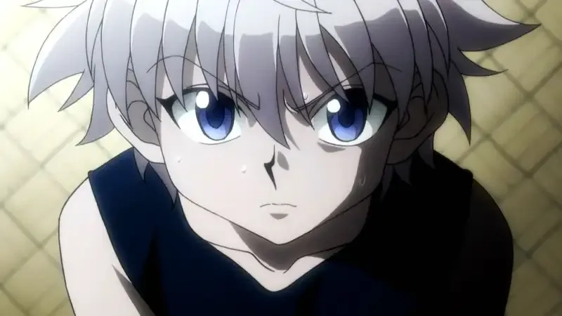 Killua anime nổi bật với thần thái lạnh lùng khó đoán