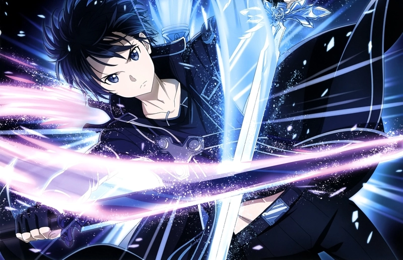 Kirito hắc kiếm sĩ biệt danh gắn liền với bóng tối và sức mạnh