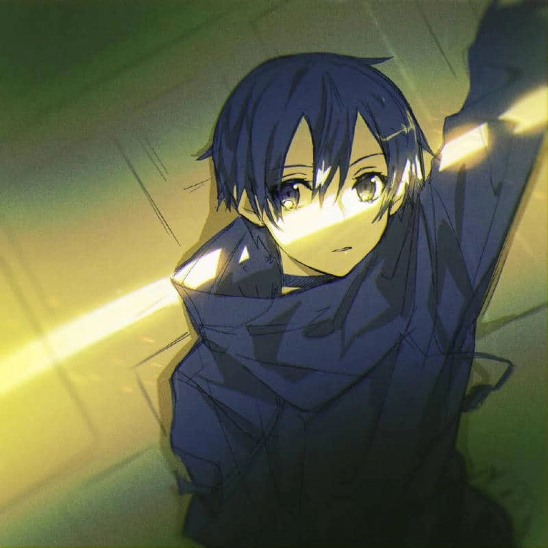 Hình Kirito đa dạng sắc thái từ lạnh lùng đến quyết đoán