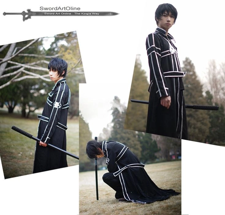 Kirito cosplay swords sắc bén và dũng mãnh
