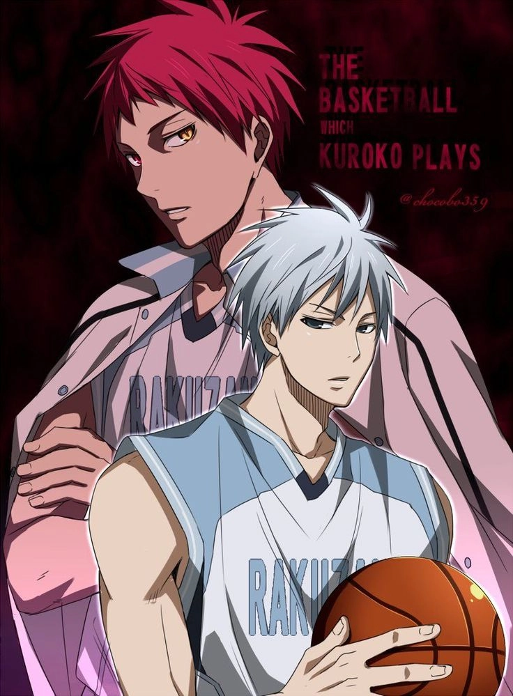 Kuroko no Basket Kuroko x Akashi kết hợp trên sân bóng rổ