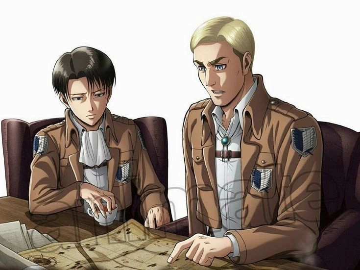 Levi x Erwin cảm xúc ngầm sâu đậm không lời