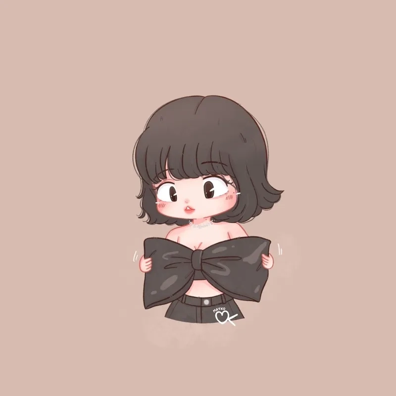 Thưởng thức chibi lisa blackpink lạ mắt