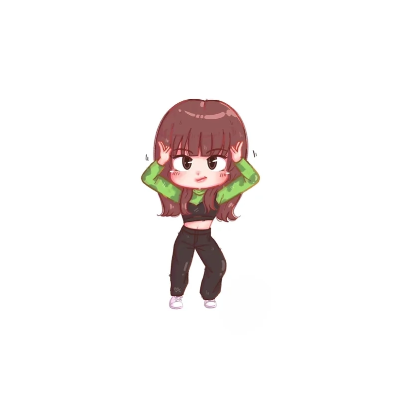 Cùng xem hình vẽ lisa chibi đẹp lạ