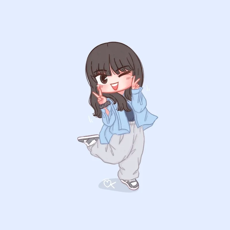 Ngắm bộ ảnh lisa blackpink cute chibi nổi bật