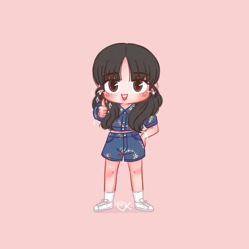 Xem bộ blackpink chibi lisa đáng yêu