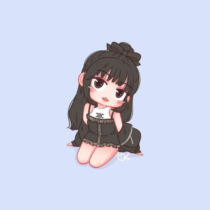 Tải ngay ảnh chibi lisa siêu cute