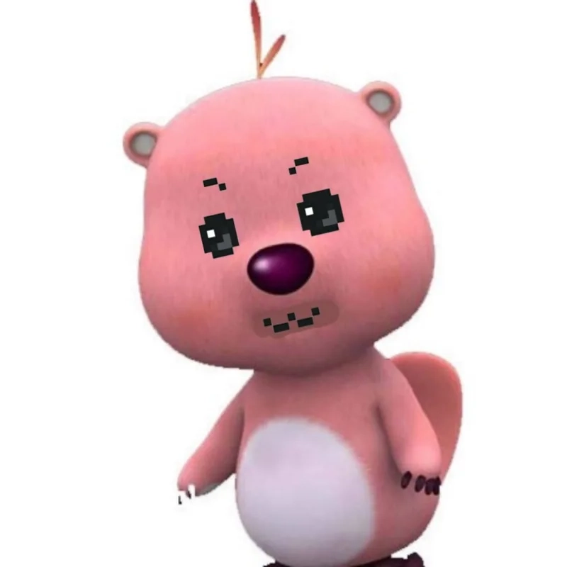 Giận nhưng vẫn phải cute kiểu meme loopy giận