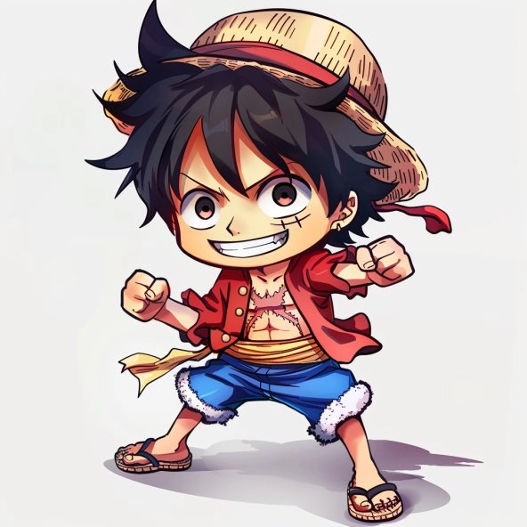 Khám phá hình ảnh băng mũ rơm chibi đặc sắc