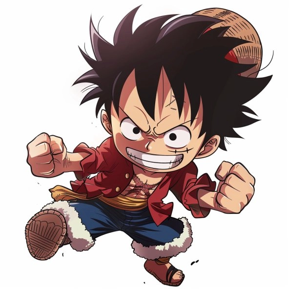 Tổng hợp ảnh băng hải tặc mũ rơm chibi chất lừ