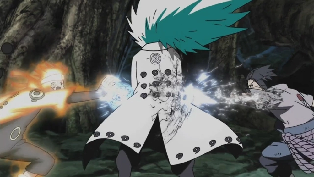 Trận hợp sức Naruto và Sasuke vs Madara đầy kịch tính và căng thẳng