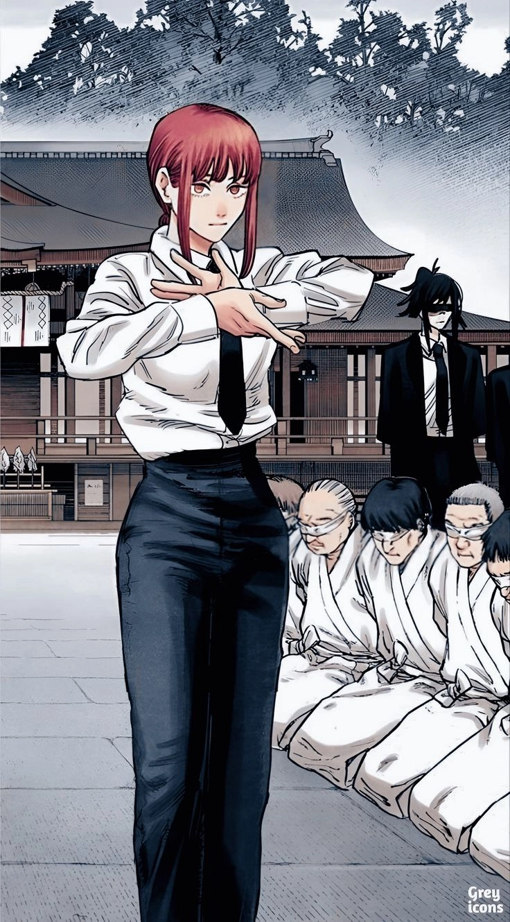 Makima 4K hình nền sắc nét chuẩn từng chi tiết