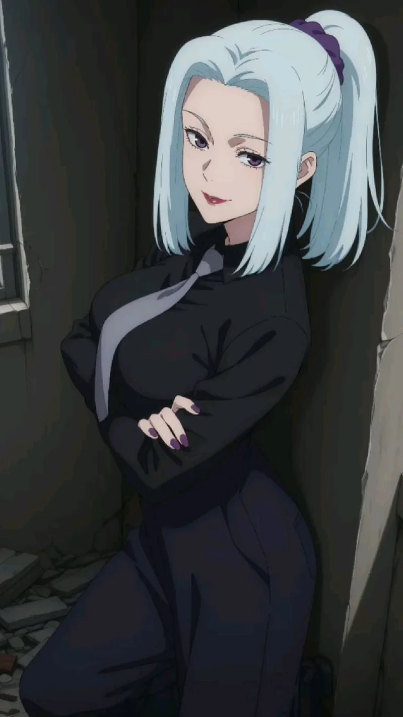 Mei Mei young với ánh mắt lạnh lùng từ thuở nhỏ