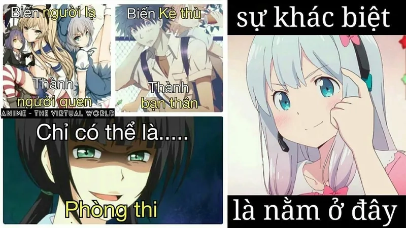 Xem là ghiền với các meme anime gif siêu hài
