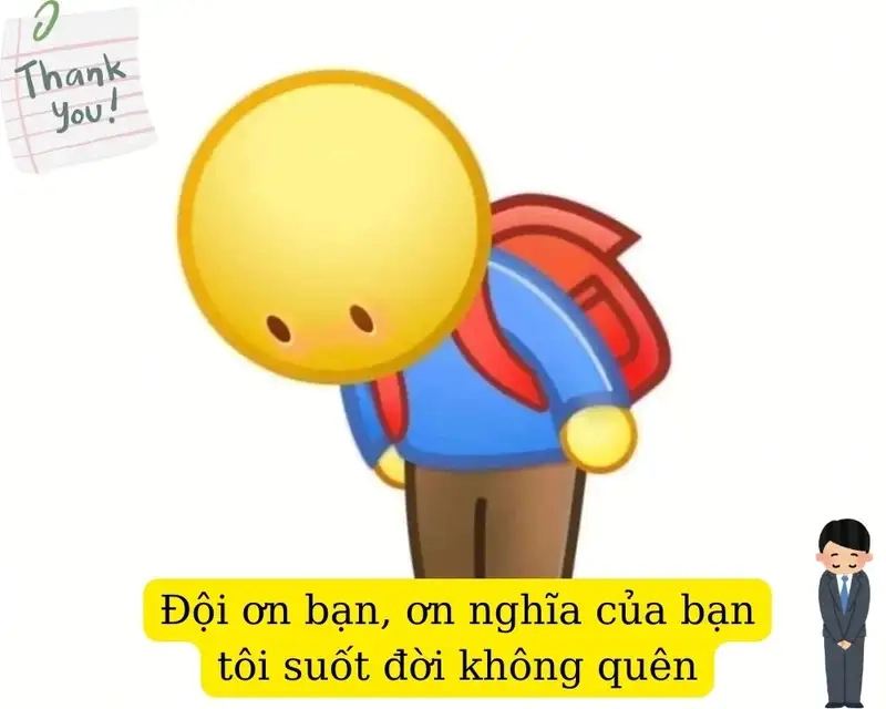 Khi lời nói không đủ, dùng meme xin cảm ơn