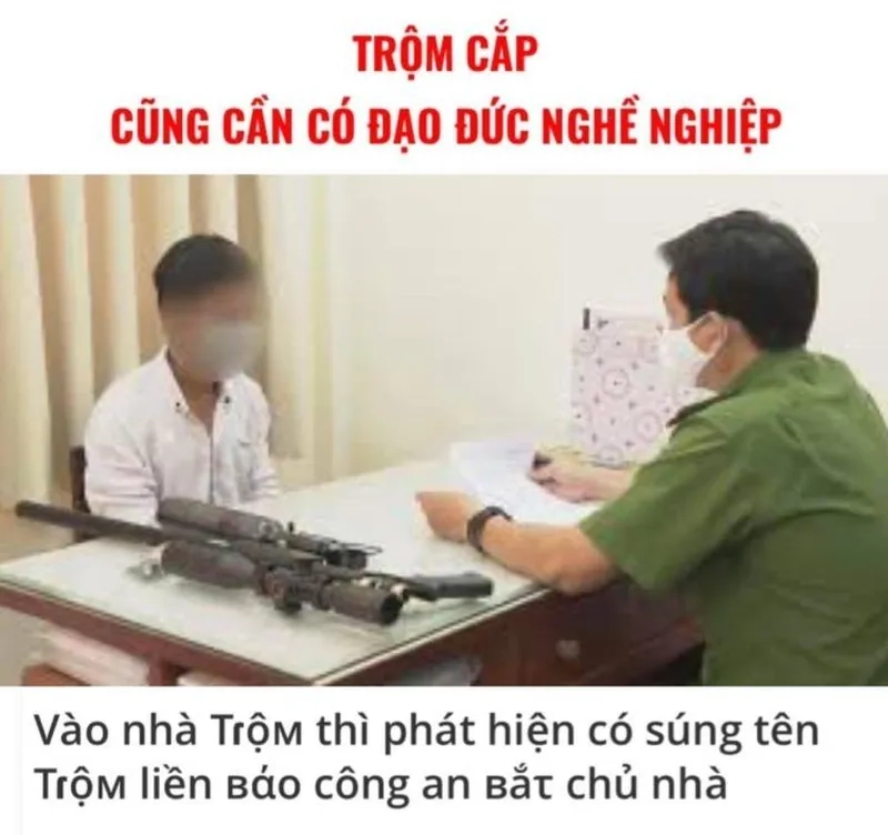 Xem ngay những khoảnh khắc hài hước từ ảnh công an meme