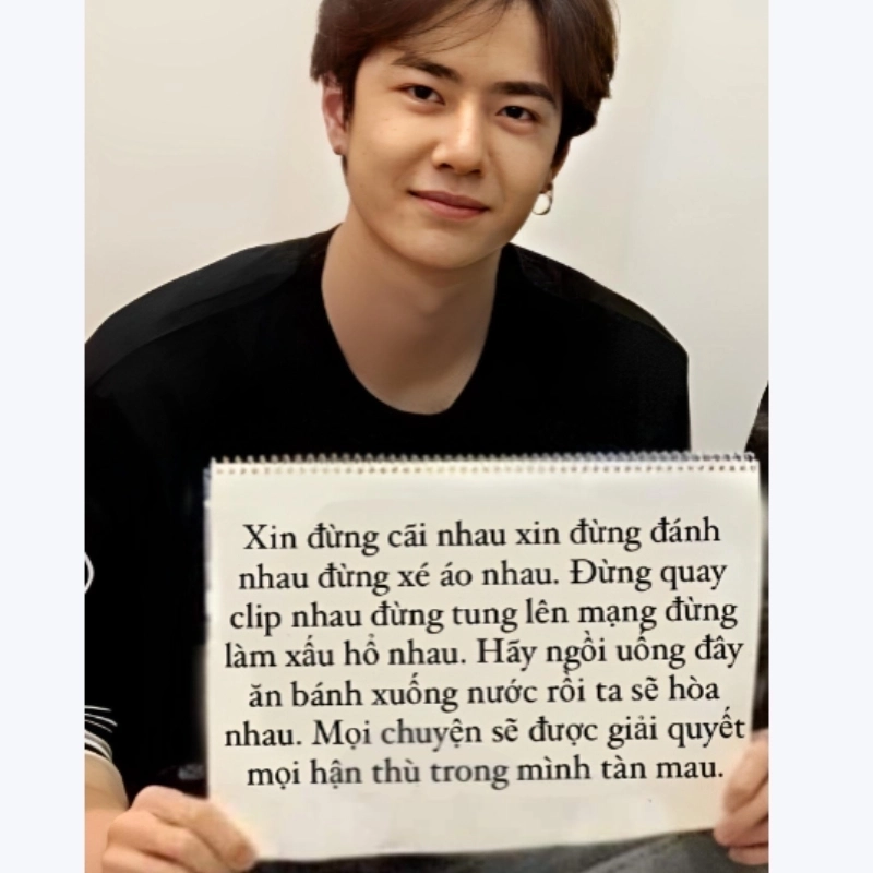 Hòa bình là trên hết, xin đừng đánh nhau xin đừng cãi nhau nữa