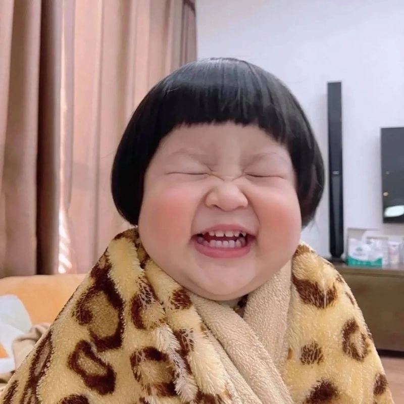 Chịu sao nổi độ cute của meme dễ thương xỉu đây
