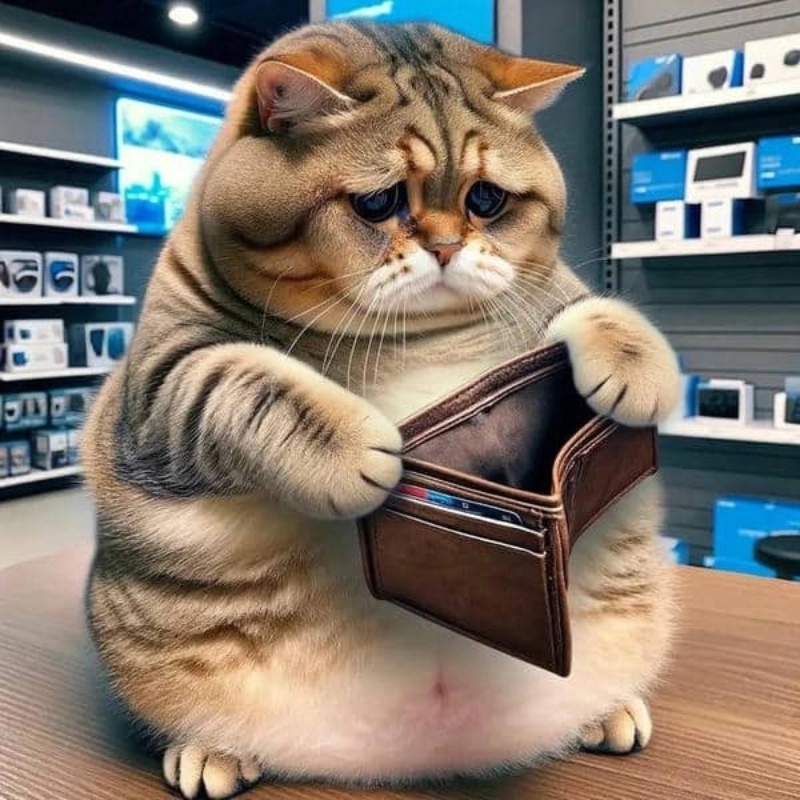 Biểu cảm đỉnh cao của gif hết tiền