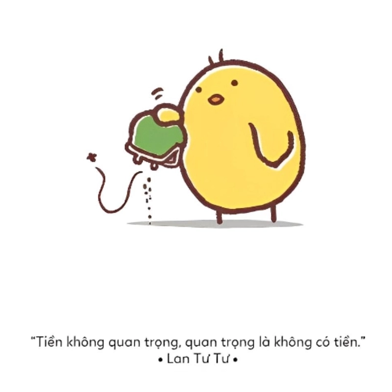 Mỗi cuối tháng lại phải lôi ra ảnh meme hết tiền