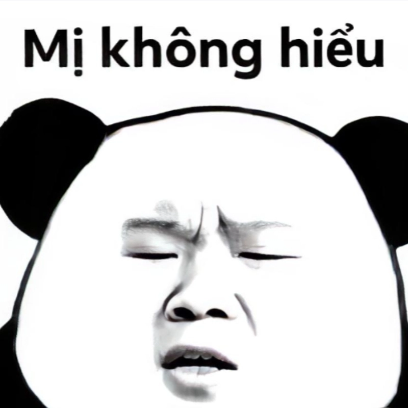 Gấu trúc cũng phải thở dài vì meme gấu trúc khó hiểu