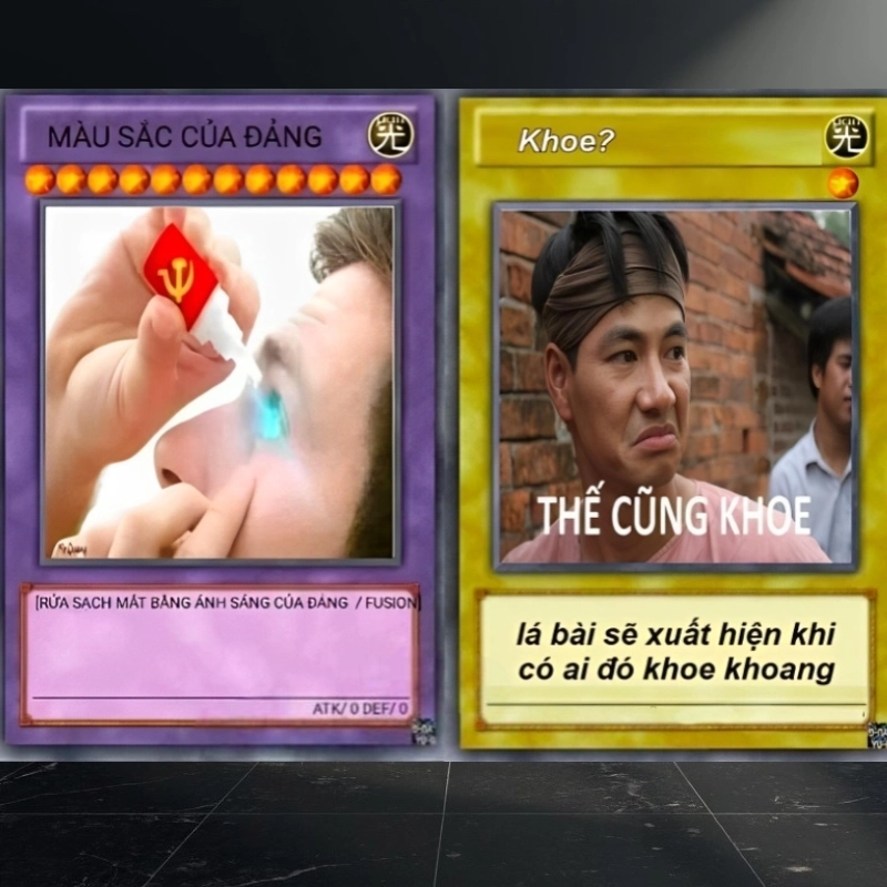 Phản dame cực gắt bằng meme lá bài phản dame chuẩn bài