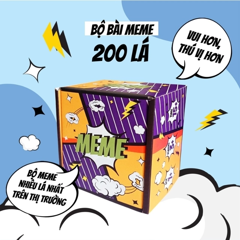 Sở hữu ngay bộ bài meme 200 lá khiến dân tình trầm trồ