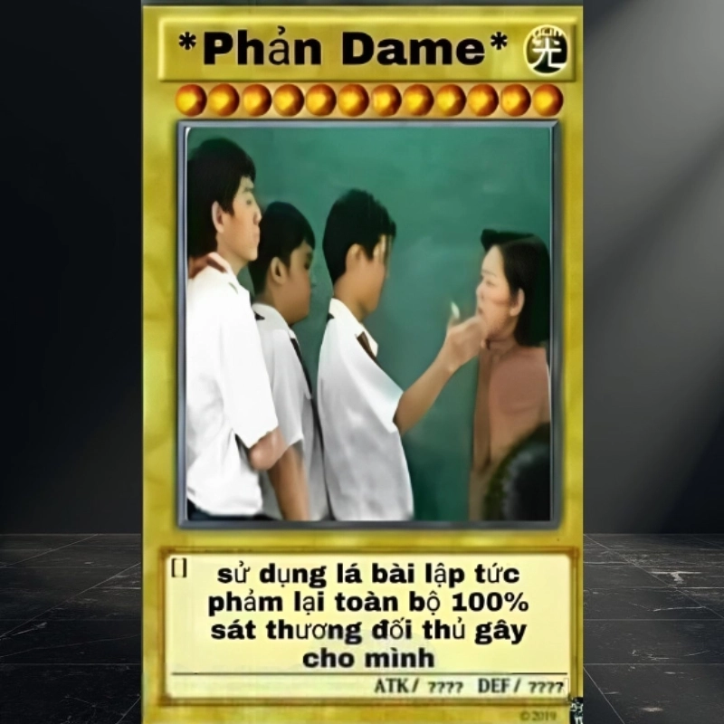 Cấm bài cực gắt với lá bài cấm uno meme tung ra là im