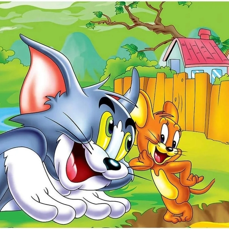 Một tuổi thơ ùa về với mèo tom và jerry meme