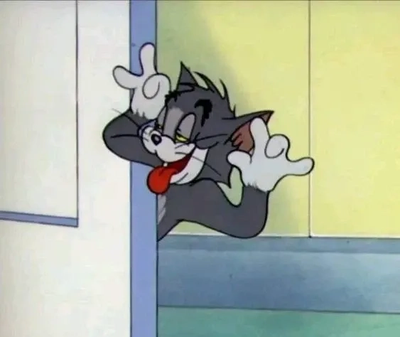 Căng đét như dây đàn với meme mèo tom chỉ tay