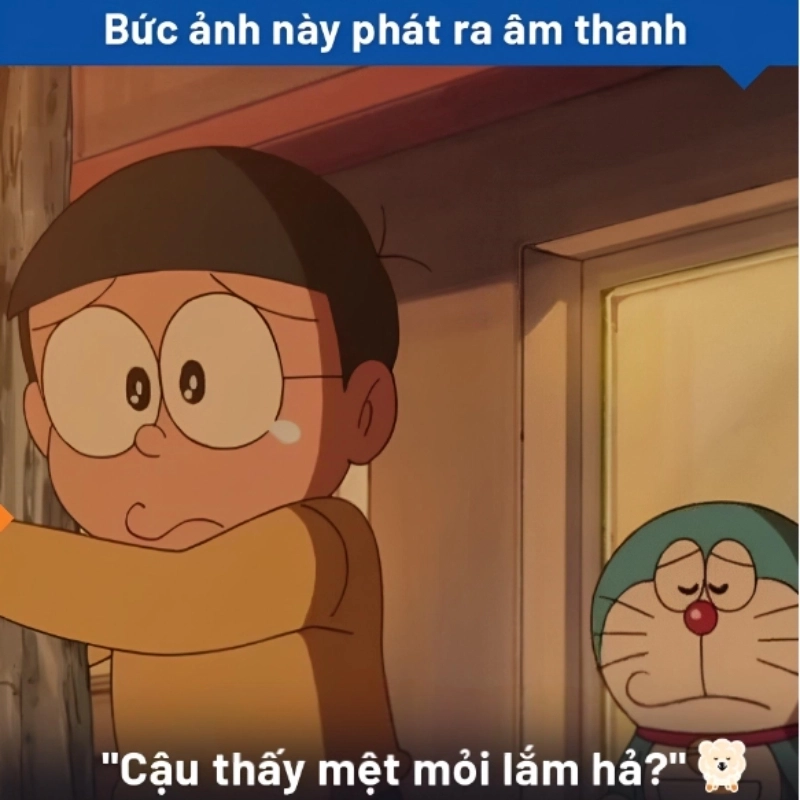 Chân thành hỏi han như cậu mệt mỏi lắm hả meme