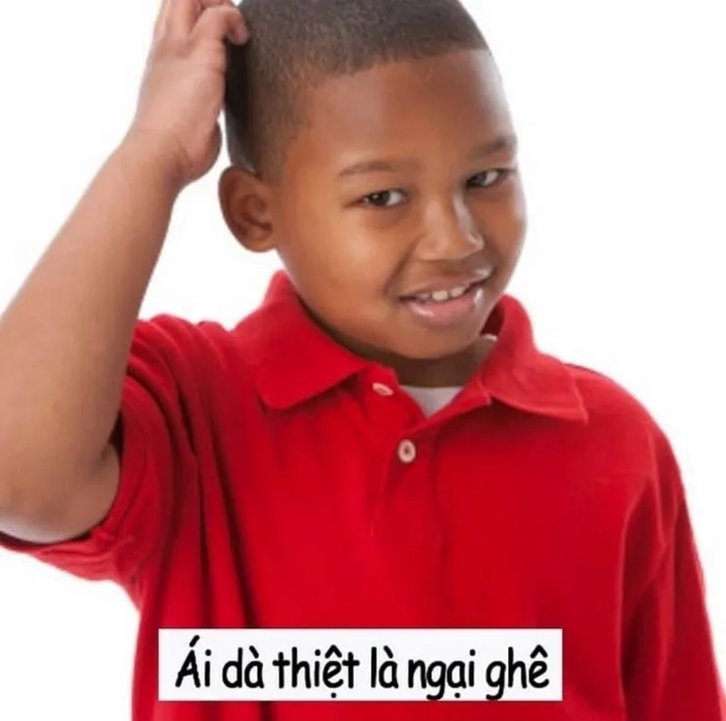Biểu cảm vàng trong làng meme thật ngại quá