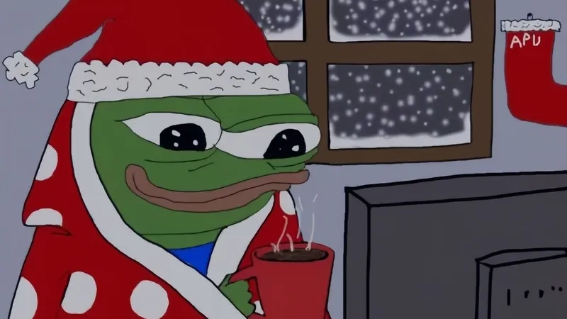 Đổi gió dịp lễ với avt meme noel siêu ngầu