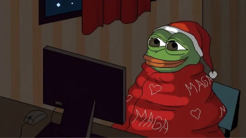 Đậm chất lười biếng mùa lạnh cùng chill guy meme noel
