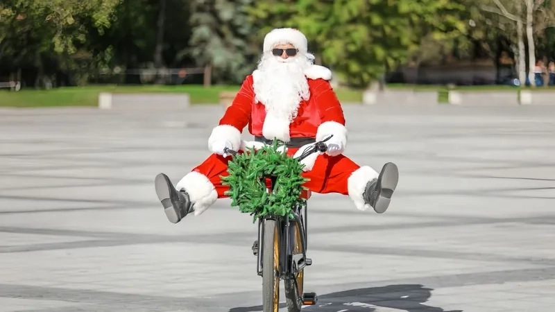 Ai cũng thích meme ông già noel tặng quà dễ thương hết cỡ