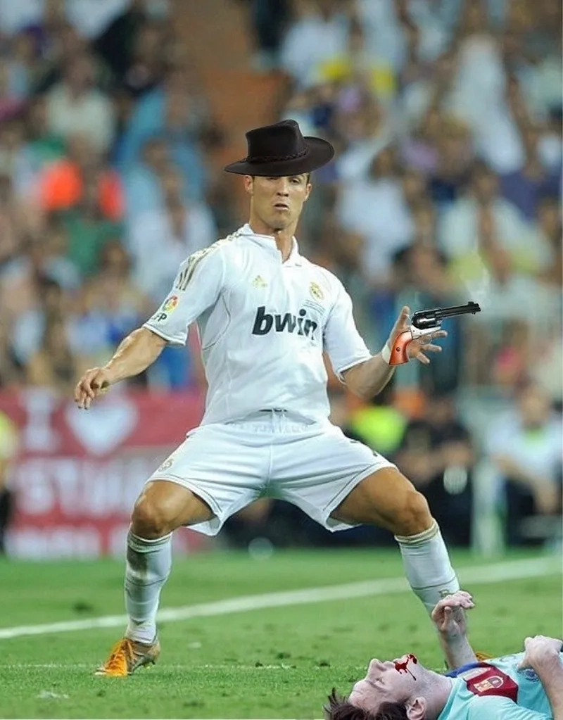 Chế ảnh dễ hơn với ronaldo meme template có sẵn