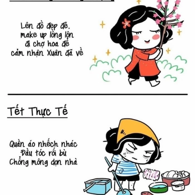 Chuẩn bị dọn nhà với meme dọn nhà ngày tết hài hước