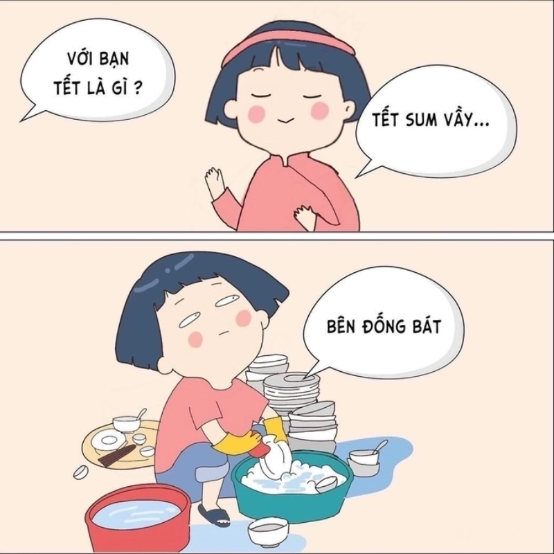 Làm mới điện thoại với hình nền meme tết cực chất