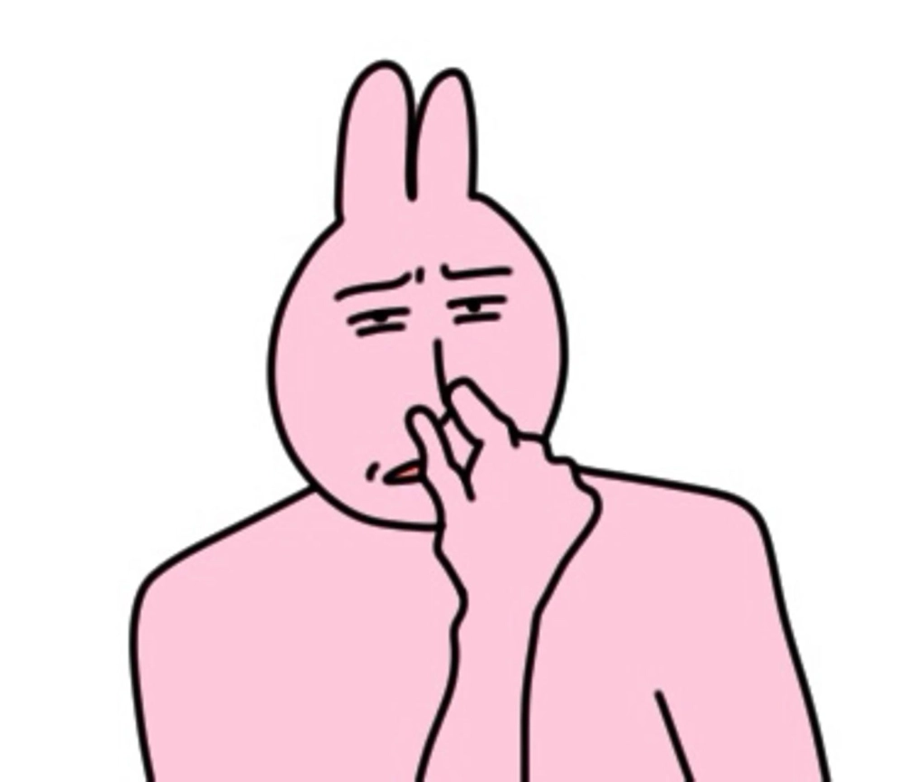 Ngất ngây vì meme con thỏ màu hồng siêu cấp dễ thương