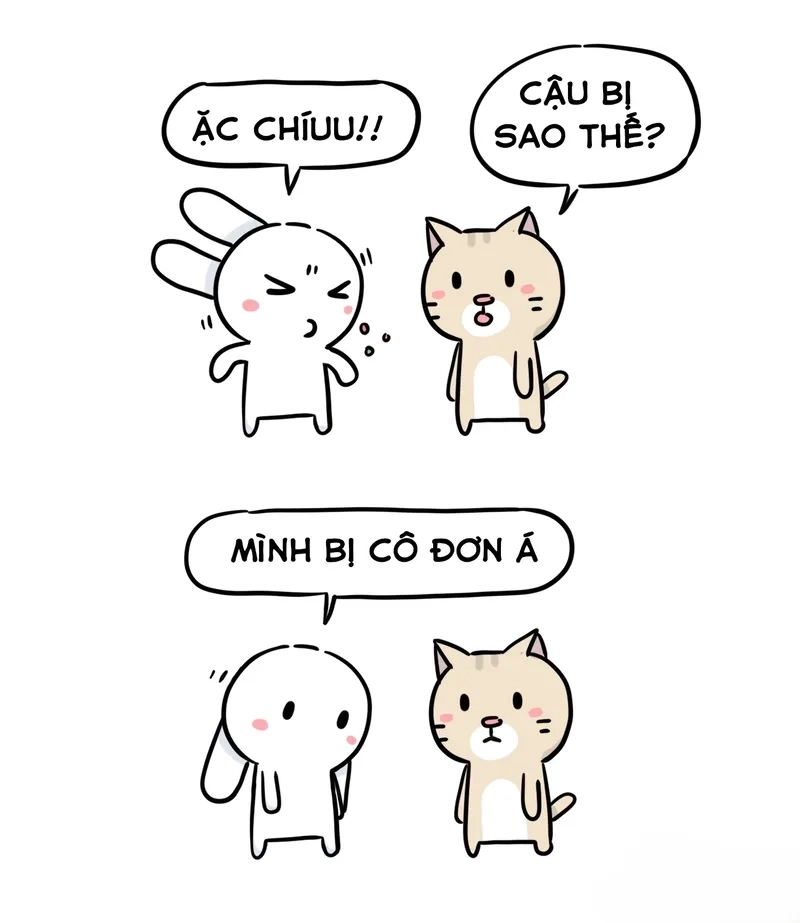 Bùng nổ mạng với ảnh meme thỏ 7 màu siêu cấp đáng yêu