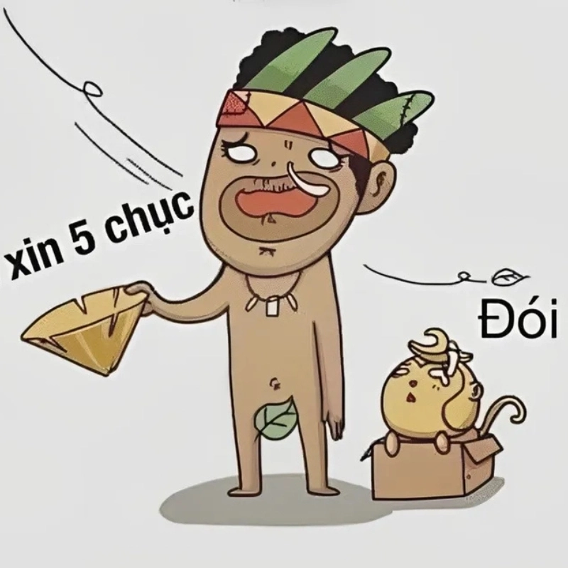 Khi crush xin quà, bạn gửi ngay meme xin tiền