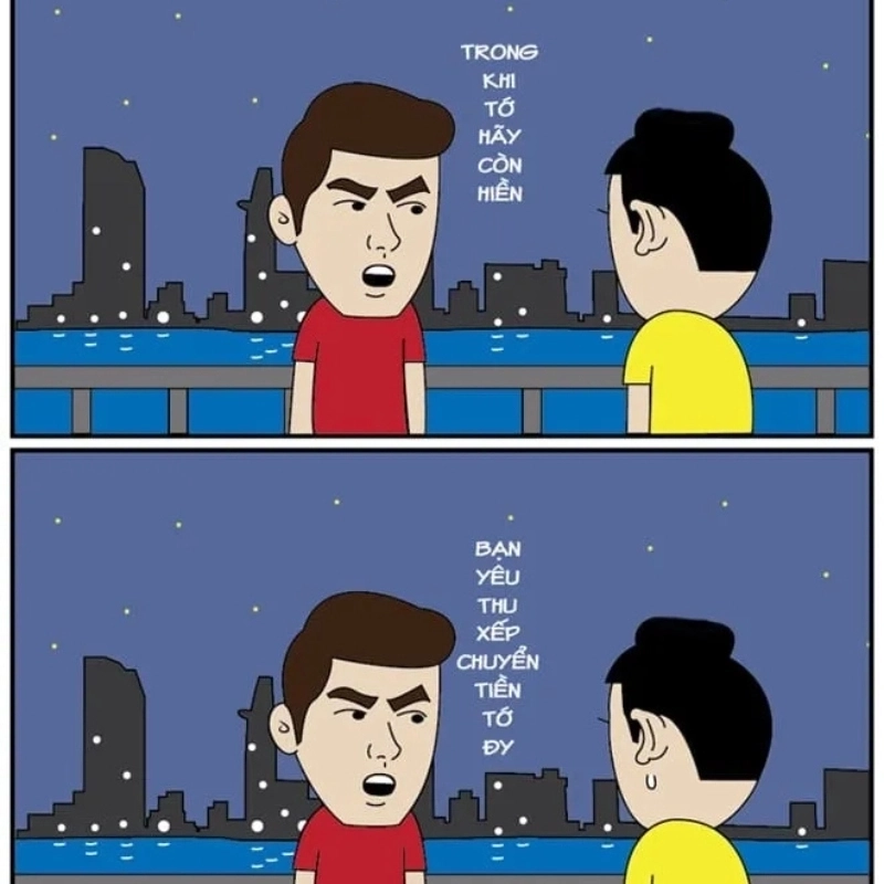 Gửi gấp meme xin tiền mẹ cuối tháng cứu đói
