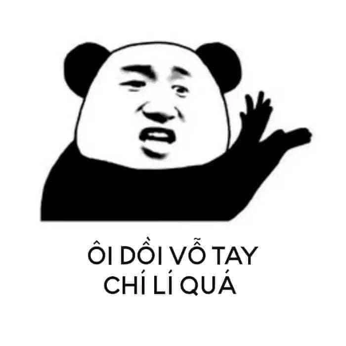 Thần thái không chê được của meme panda trung quốc