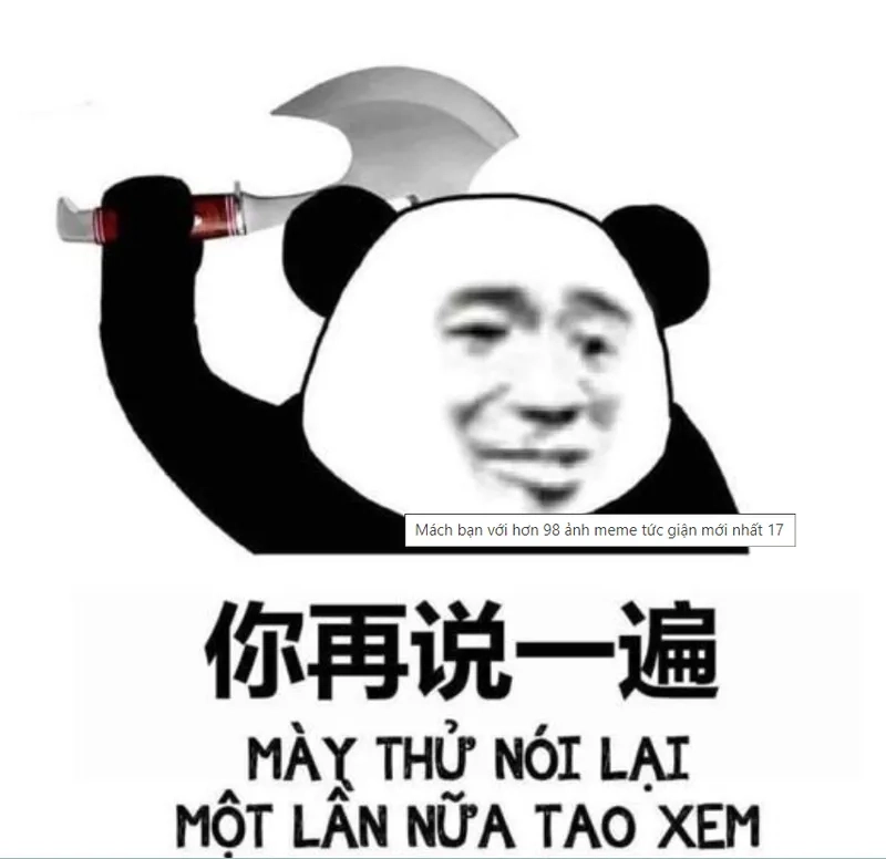 Bạn đã sưu tầm đủ ảnh meme tức giận chưa