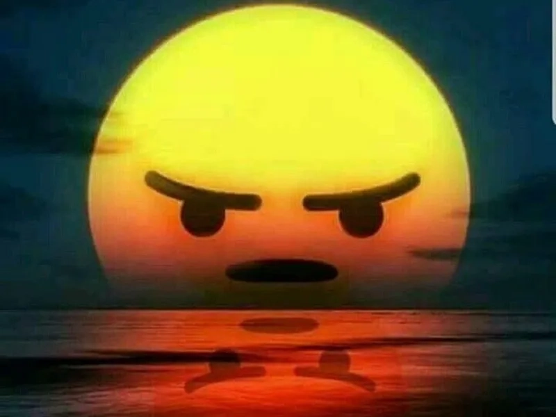 Biểu tượng tức giận cực mạnh từ meme tức giận emoji