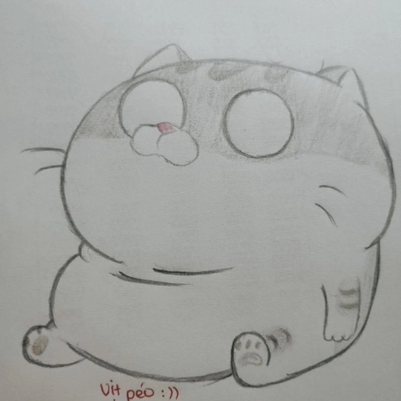 Ai mê Doraemon thì sẽ thích vẽ mèo ú