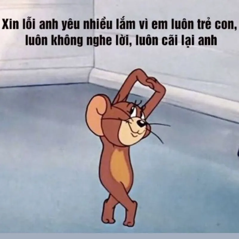 Ai rồi cũng cần một chiếc meme xin lỗi hài để làm lành