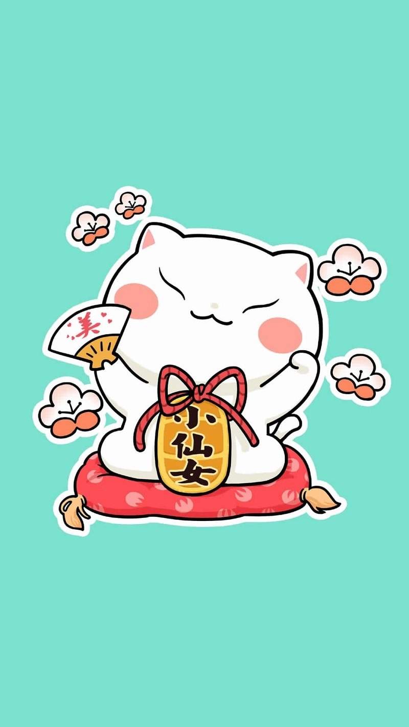 Sưu tập ảnh con mèo chibi cute đáng yêu