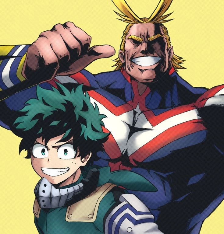 All Might x Midoriya truyền nhân và biểu tượng hy vọng