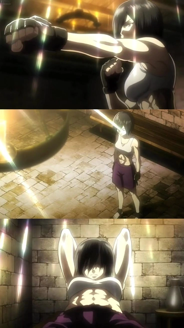 Cảm động với cảnh Mikasa khóc hiếm hoi